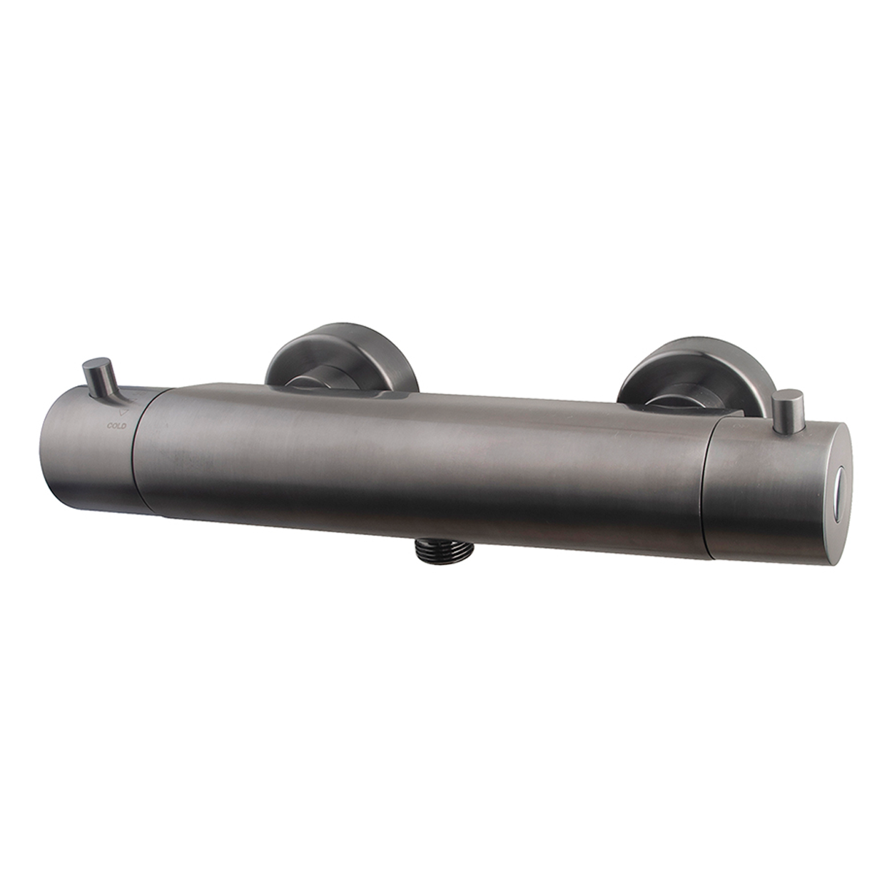 Wiesbaden Caral Cool Touch Thermostatische Douchemengkraan Gunmetal
